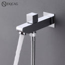 GobekUsa Brass Wall Mount Tub Spout Filler with Diverter - 2-Way Bathroom Accessory