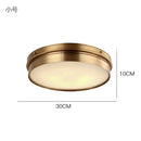 GobekUsa Brass LED Ceiling Lights - Modern Home Lighting Flush Mount Luminaire