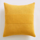 GobekUsa Knit Cushion Cover 45x45cm Solid Cotton Pillow Pink Ivory Grey Cream
