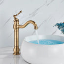 GobekUsa Brushed Nickel Single Handle Bathroom Sink Faucet Swivel Spout Mixer Tap