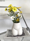 GobekUsa Abstract Human Body Vase - Ceramic Half-length Home Decoration