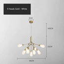 GobekUsa Elegant Firefly Chandelier - Luxury Nordic Bedroom & Restaurant Lighting
