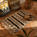 GobekUsa Bohemian Tassel Rug - Retro Hand Woven Carpet for Home Decor