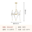 GobekUsa Gold Cage Origami Bird Chandelier - Modern Light Fixture for Home Decor