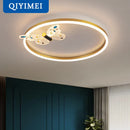 GobekUsa LED Chandelier: Modern Indoor Lighting for Bedroom, Study, Living Room - Luster Lamps