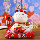 GobekUsa Ceramic Maneki Neko Piggy Bank: Creative Home Decor & Lucky Cat Business Gift