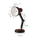 GobekUsa LED Mini Desk Lamp with Clip, Foldable Design, Magnetic Base, Eye Protection, for Bedroom & Study