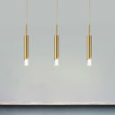 GobekUsa Gold LED Pendant Light: Modern Nordic Minimalist Hanging Lamp for Home, Restaurant, Bar