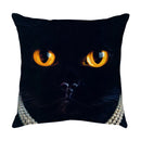 GobekUsa Cute Cat Sofa Cotton Linen Cushion Cover Pillowcase Home Decor Pillow