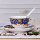 GobekUsa Elegant Ceramic Tea Cup Set 200ml British Porcelain Coffee Cup