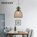 GobekUsa Cage Pendant Light: Nordic LED Minimalist Industrial Dining Lamp