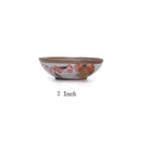GobekUsa Japanese Style Handmade Fortune Cat Ceramic Bowl - Eco-Friendly Porcelain Bowl