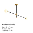 GobekUsa Geometric Glass Ball Chandelier: Post-modern LED Pendant Lights for Stylish Decor