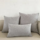 GobekUsa Ivory Sofa Cushion Cover Solid Basic 30x50cm - 60x60cm