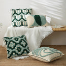 GobekUsa Geometric Embroidery Tassel Cushion Case 45x45cm Home Decor Pillow Case