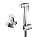 GobekUsa Brushed Gold Bidet Sprayer Kit with Copper Valve Set and Shattaf Shower Head