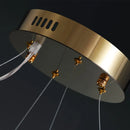 GobekUsa Gold Iron Glass Chandelier Lighting for Dinning Room