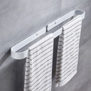 GobekUsa Aluminum Towel Holder Matte Black Wall Mounted Towel Bar in Various Sizes