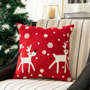 GobekUsa Christmas Embroidered Pillow Cover Set - 45x45cm