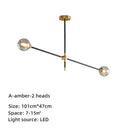 GobekUsa Geometric Glass Ball Chandelier: Post-modern LED Pendant Lights for Stylish Decor
