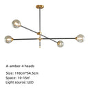 GobekUsa Geometric Glass Ball Chandelier: Post-modern LED Pendant Lights for Stylish Decor