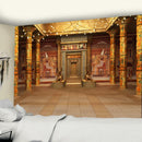 GobekUsa Egyptian Building Tapestry Wall Hanging for Bohemian Bedroom Decor