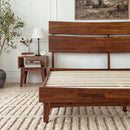 Aurora Solid Wood Bed Frame by Megsu