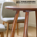 Alma 36 Inches Round Dining Table for 4, Mid-Century Modern Kitchen & Dining Room Tables by Megsu