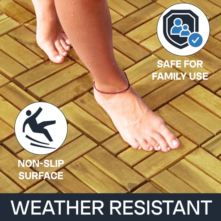 Solid Wood Deck Tiles Set 10, photo 11 of 18
