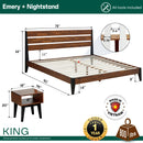 Emery Solid Wood Bed Frame by Megsu