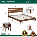 Emery Solid Wood Bed Frame by Megsu