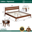 Callisto Solid Wood Bed Frame by Megsu
