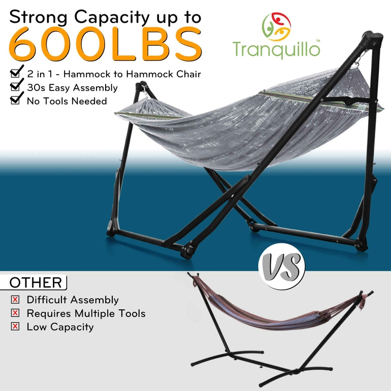 Tranquillo UniGen Transforming Hammock Stand for Ultimate Relaxation, photo 23 of 30