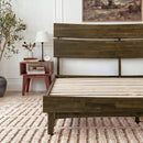 Aurora Solid Wood Bed Frame by Megsu