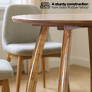 Alma 36 Inches Round Dining Table for 4, Mid-Century Modern Kitchen & Dining Room Tables by Megsu