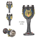 GobekUsa Gothic Skull Resin Wine Glass 200ml bar drinkware cocktail whiskey cup