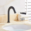 GobekUsa Black Sensor Faucet Bathroom Sink Deck Mount Automatic Basin Faucet