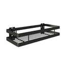 GobekUsa Black SUS 304 Bathroom Shelf Shower Storage Basket Holder for Shampoo & Bath Essentials