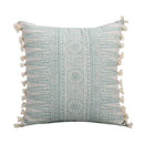 GobekUsa Green Tassel Pillow Cover 45x45cm/30x50cm Cotton Linen for Home Decor