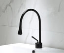 GobekUsa Black Gold Basin Faucet - Swivel Kitchen Sink Water Crane with Hot and Cold Handles