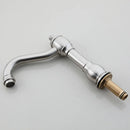 GobekUsa Dual Handle Nickel Brush Bathroom Sink Tap Swivel Spray Mixer Faucet