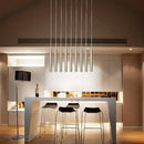 GobekUsa Aluminum Tube Pendant Light for Dining Room and Kitchen Home Decor