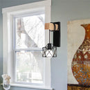 GobekUsa Artistic Metal Iron Wall Lamp for Bedroom Livingroom Restaurant Bar Sconce