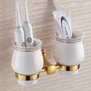 GobekUsa Gold Bathroom Hardware Set for Towels, Paper, Brushes, and More