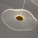 GobekUsa Lotus Leaf Acrylic Nordic LED Chandelier for Restaurant Living Room Hotel Villa