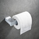 GobekUsa 7-Piece Bathroom Hardware Set in White for Towels and Toiletries