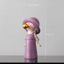 GobekUsa Bubble Gum Blowing Character Statue for Modern Home Decor