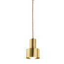GobekUsa Brass Trumpet Pendant Light - Stylish Nordic Design for Bedroom, Hallway, Bar