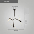 GobekUsa Gold LED Chandelier: Modern Nordic Lighting Fixture for Indoor Decor.