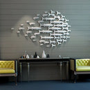 GobekUsa Abstract Fish Ceramic Wall Decoration 5-Piece Set for Children's Room